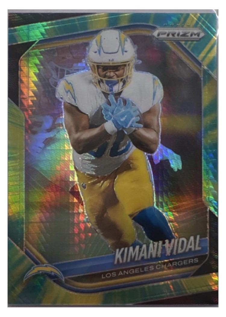 2025 Panini Prizm Base Set Kimani Vidal #134 card