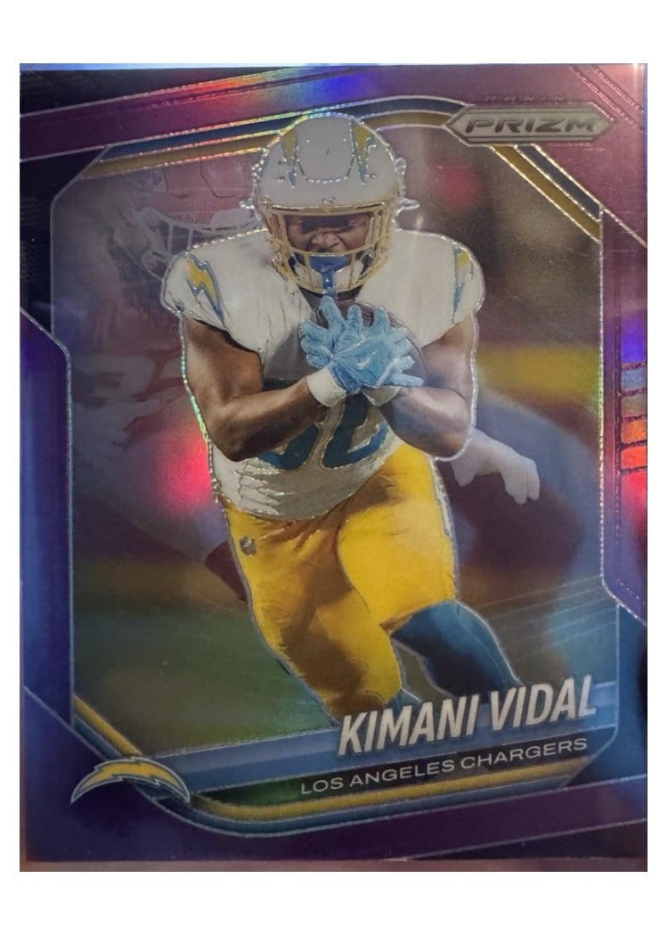 2025 Panini Prizm Base Set Kimani Vidal #134 card