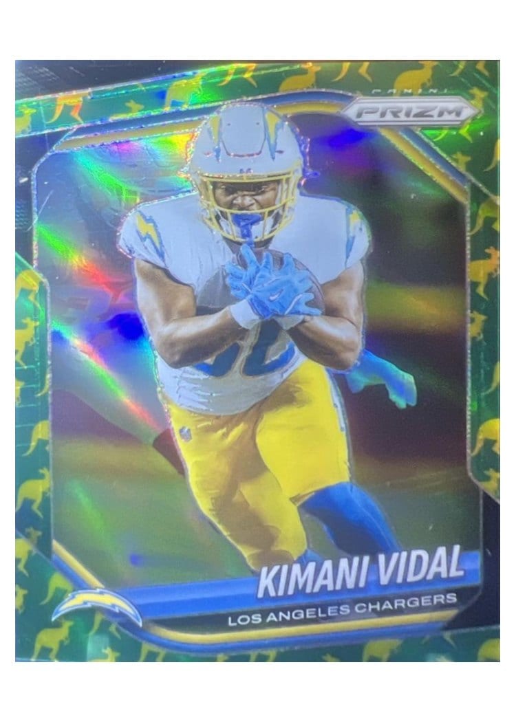2025 Panini Prizm Base Set Kimani Vidal #134 card