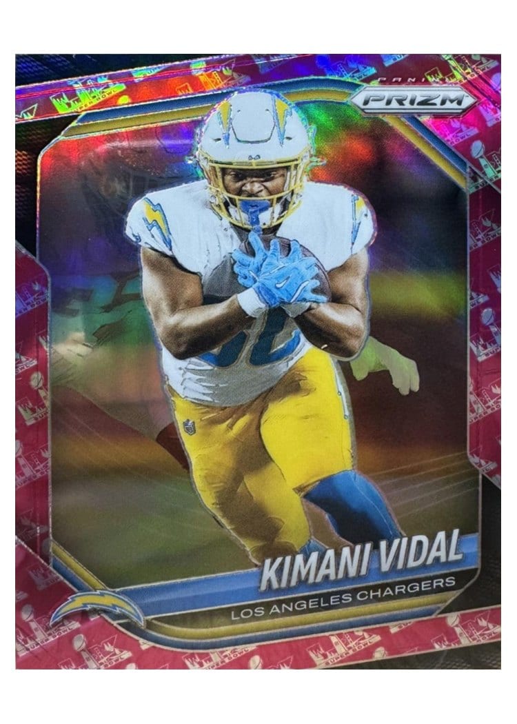2025 Panini Prizm Base Set Kimani Vidal #134 card