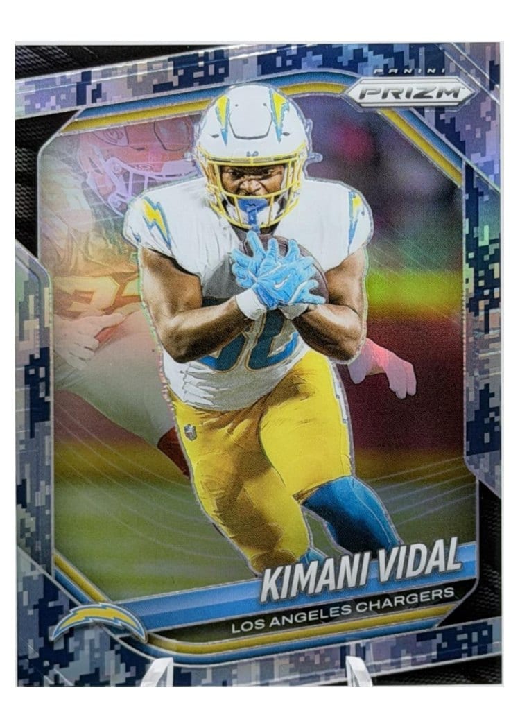 2025 Panini Prizm Base Set Kimani Vidal #134 card
