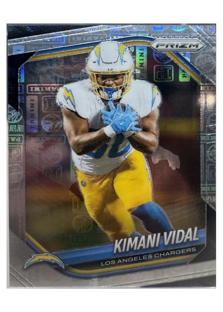 2025 Panini Prizm Base Set Kimani Vidal #134 card