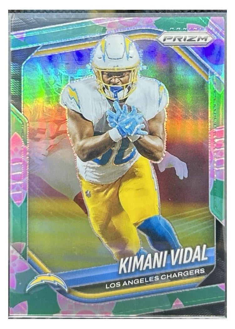 2025 Panini Prizm Base Set Kimani Vidal #134 card
