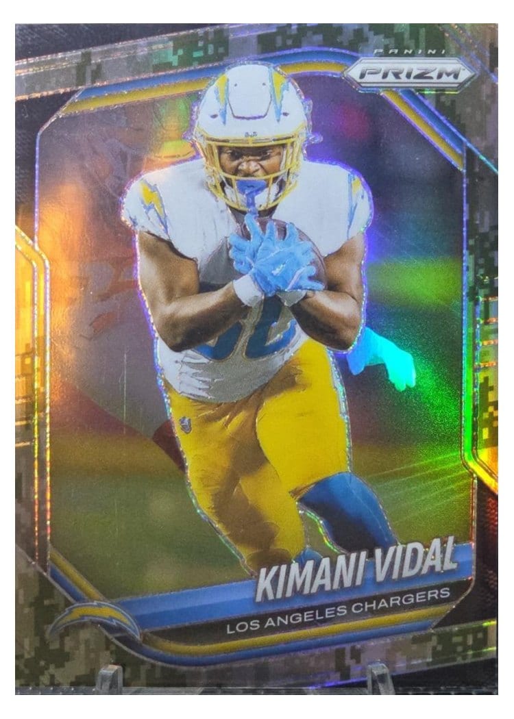 2025 Panini Prizm Base Set Kimani Vidal #134 card