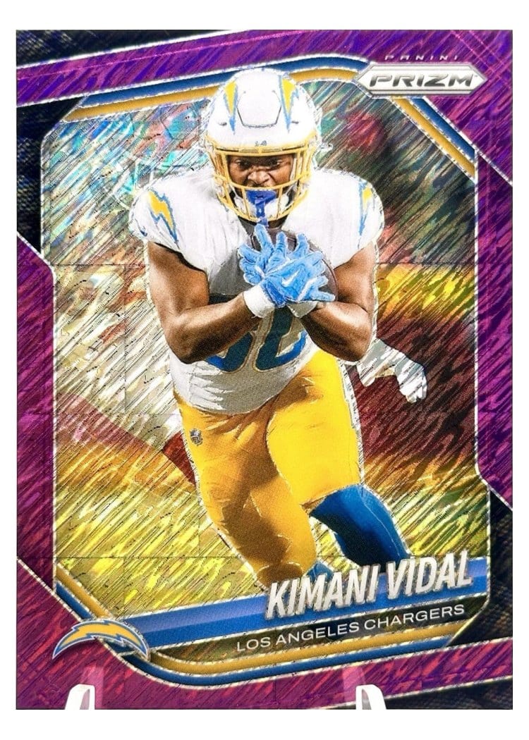 2025 Panini Prizm Base Set Kimani Vidal #134 card