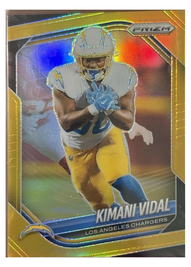 2025 Panini Prizm Base Set Kimani Vidal #134 card