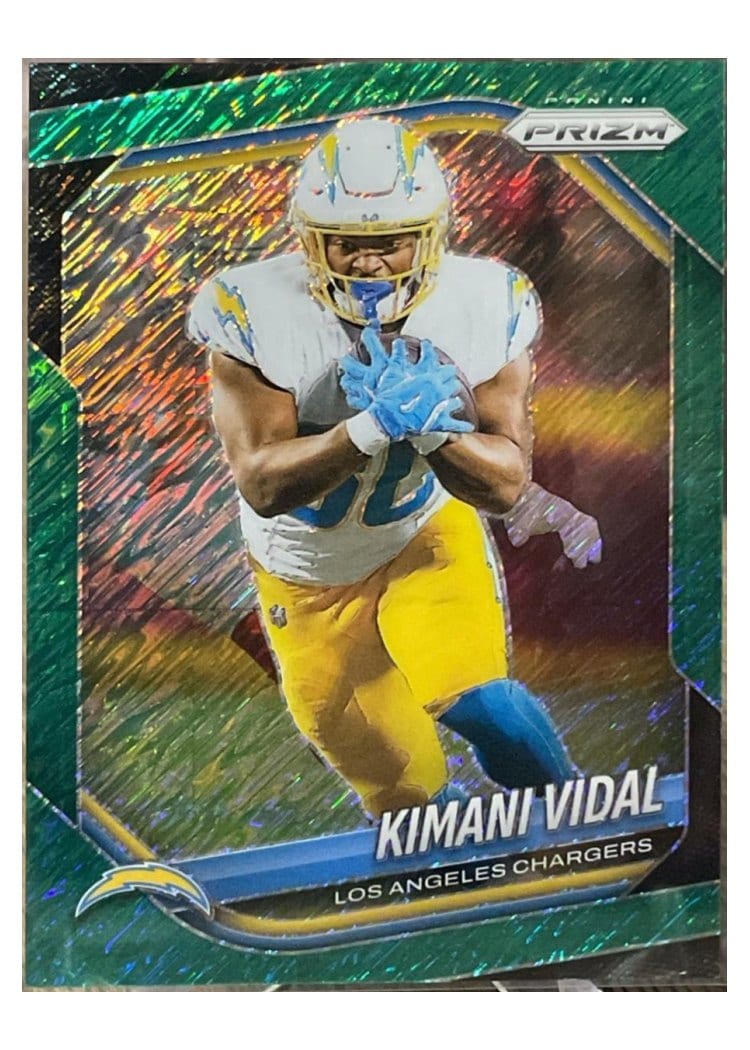 2025 Panini Prizm Base Set Kimani Vidal Green Shimmer #134 card