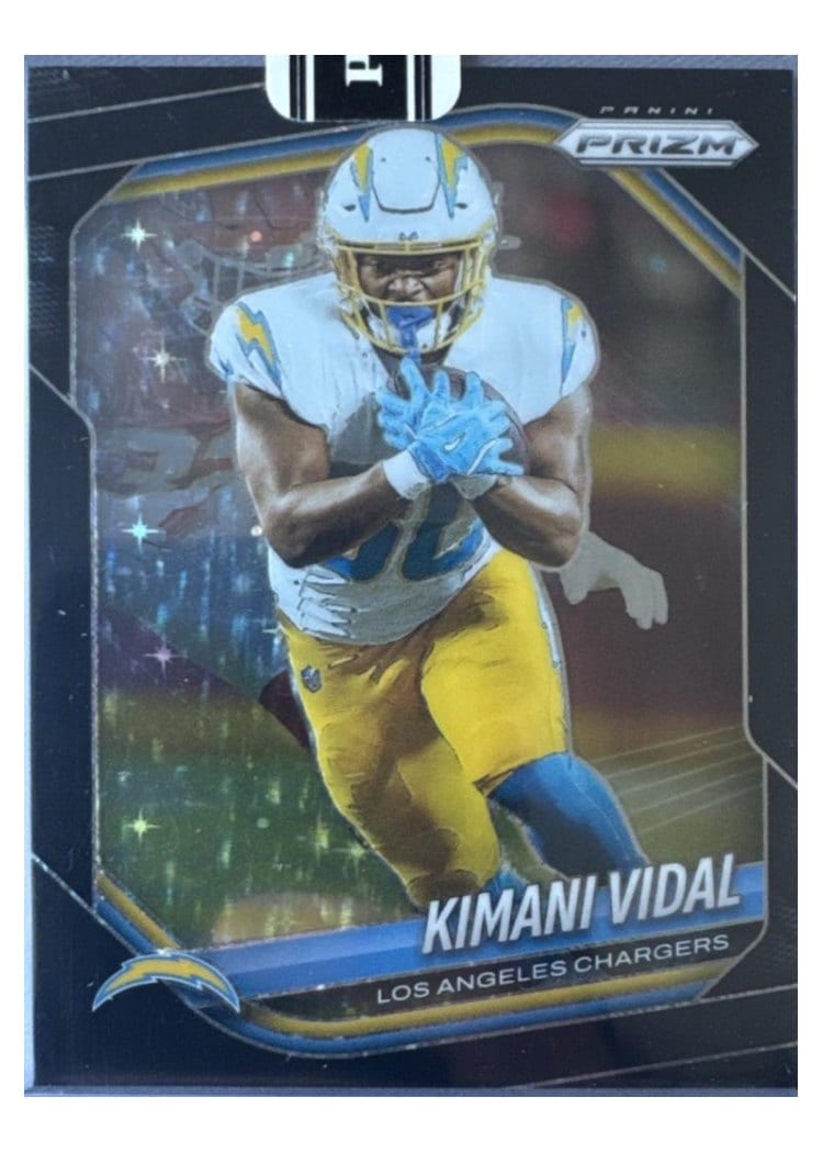 2025 Panini Prizm Base Set Kimani Vidal #134 card