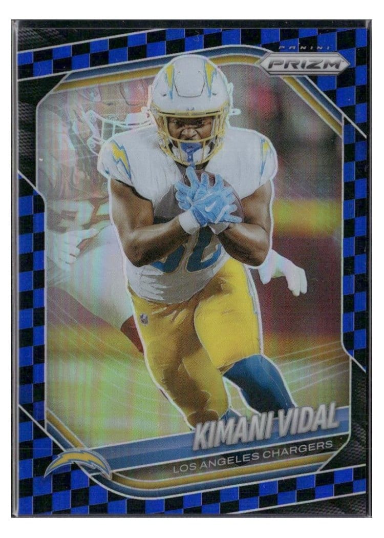 2025 Panini Prizm Base Set Kimani Vidal #134 card