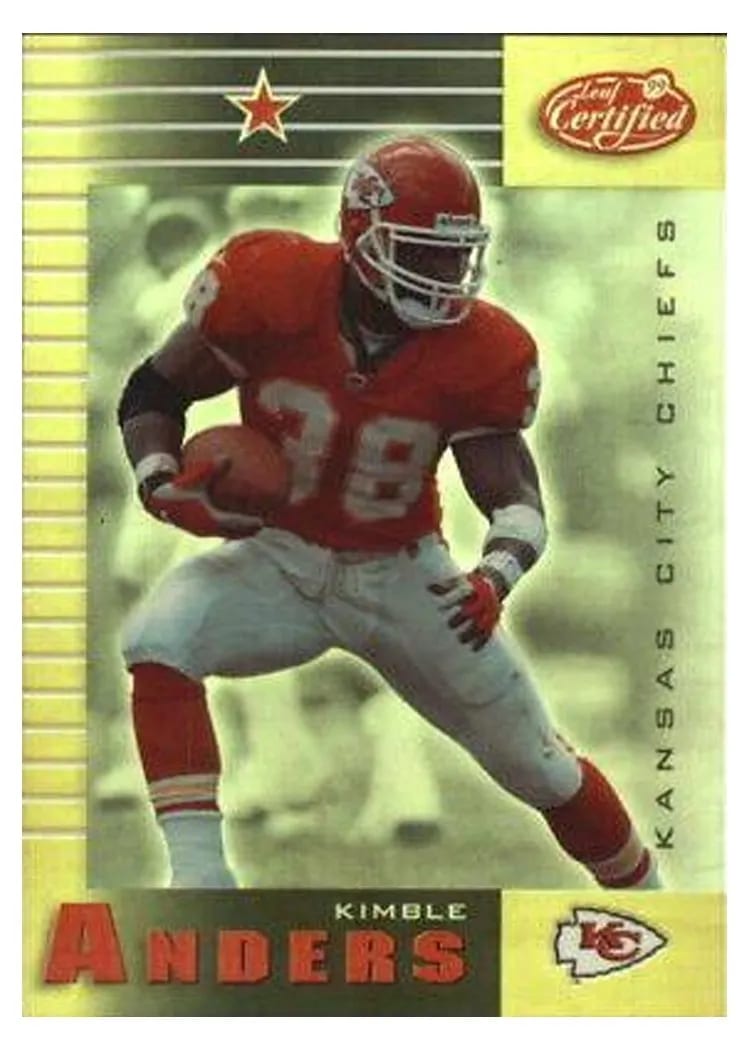 1999 Leaf Certified Kimble Anders #45 card
