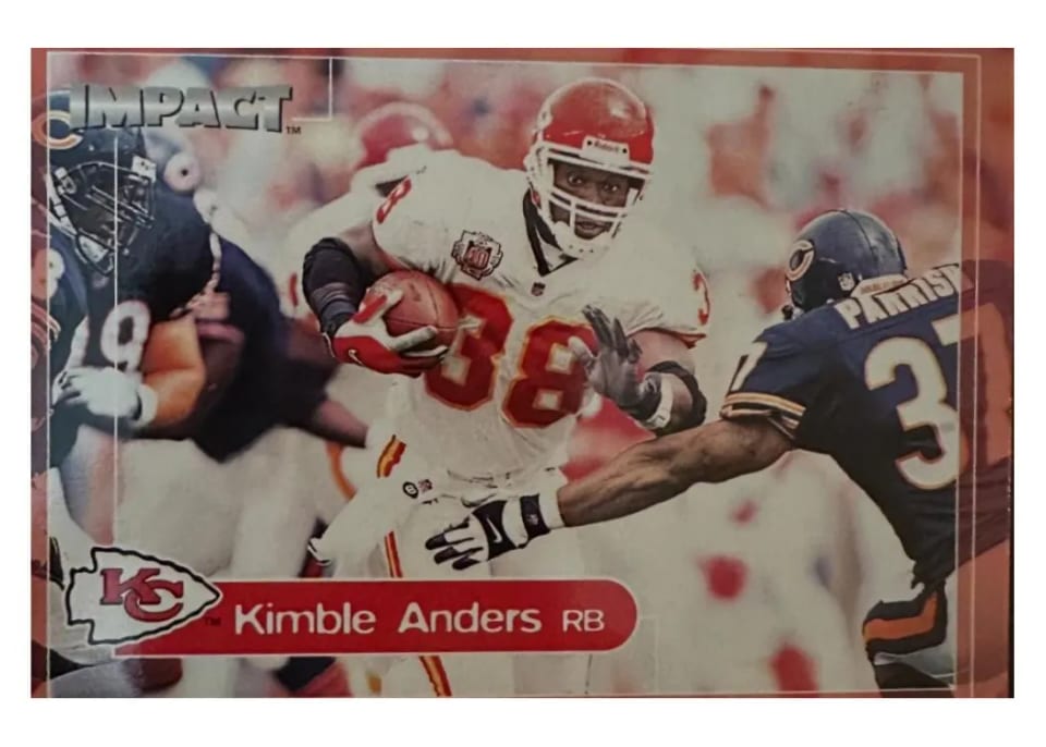 2000 Skybox Impact Kimble Anders #35 card