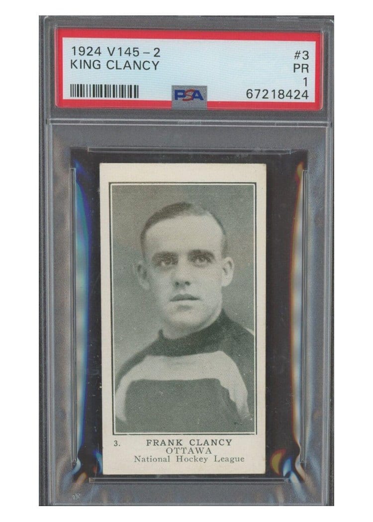 1924 V145-2 King Clancy #3 card