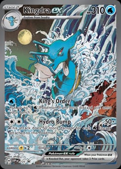 2023 Scarlet & Violet Black Star Promos Kingdra ex #131 card