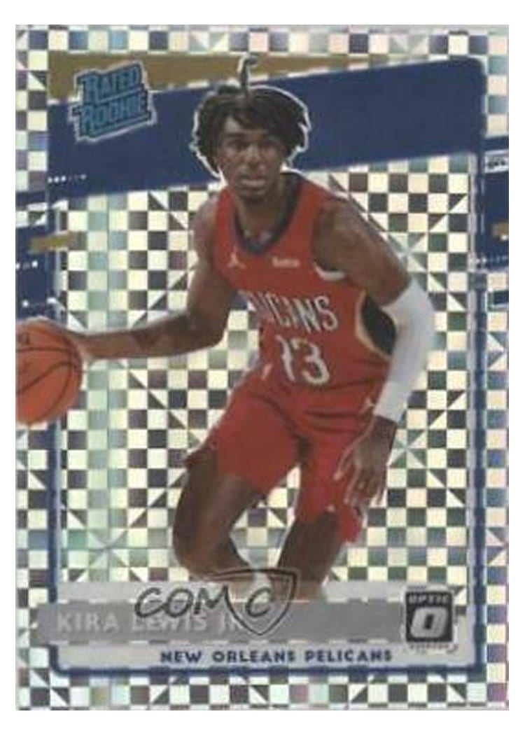 2020-21 Donruss Optic Base Set Kira Lewis Jr. #163 card
