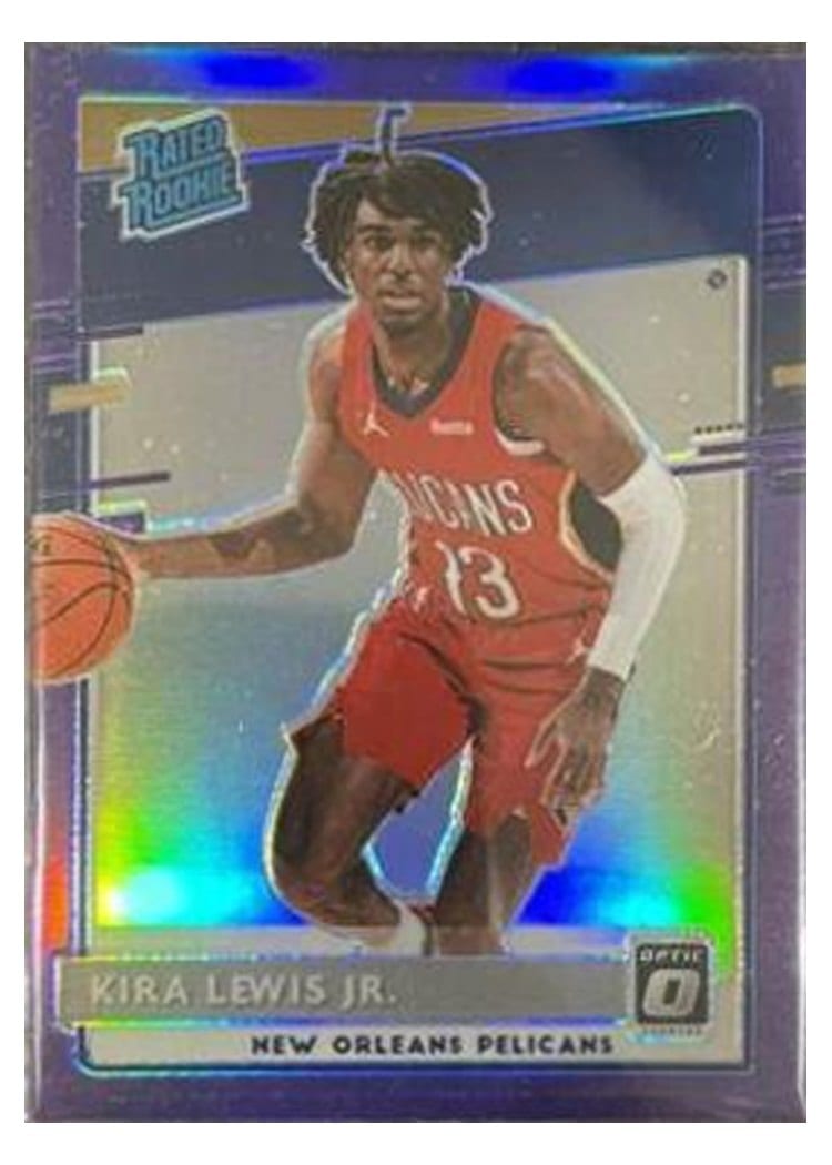 2020-21 Donruss Optic Base Set Kira Lewis Jr. Purple #163 card