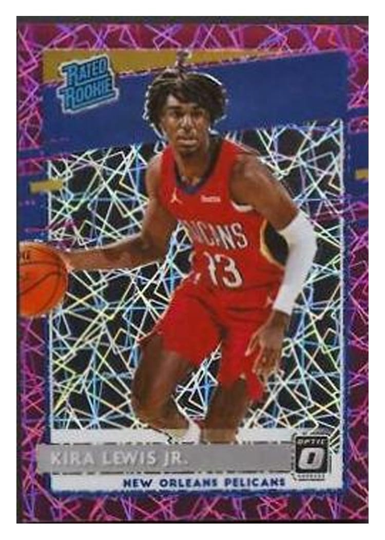 2020-21 Donruss Optic Base Set Kira Lewis Jr. #163 card