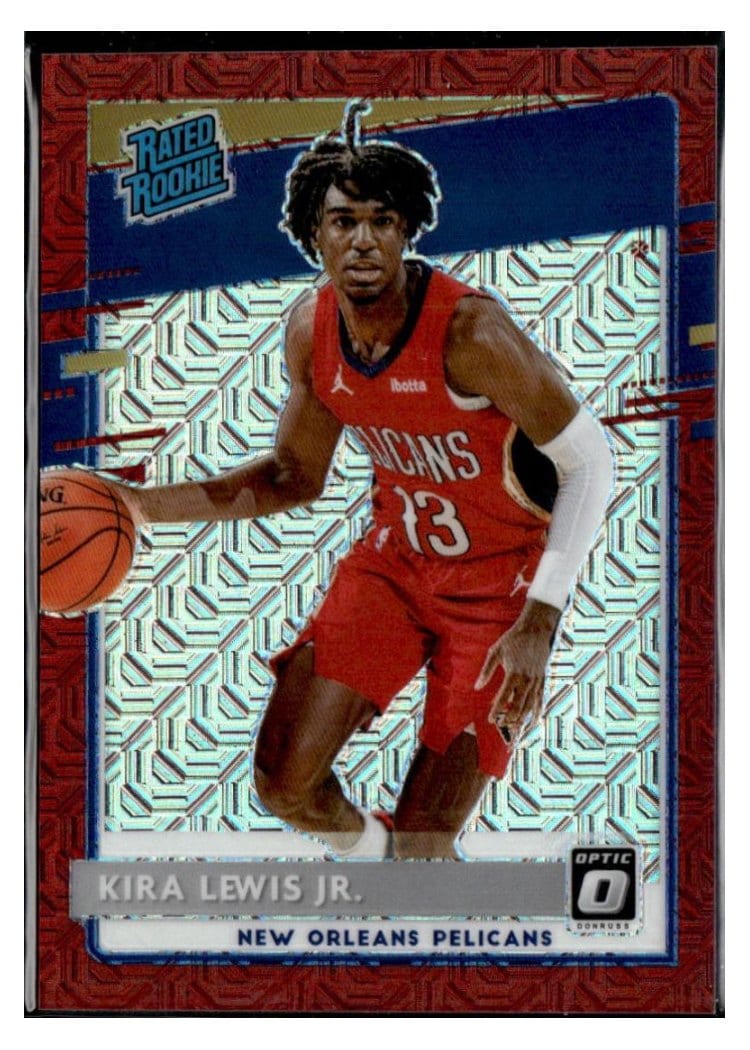 2020-21 Donruss Optic Base Set Kira Lewis Jr. Choice Red #163 card