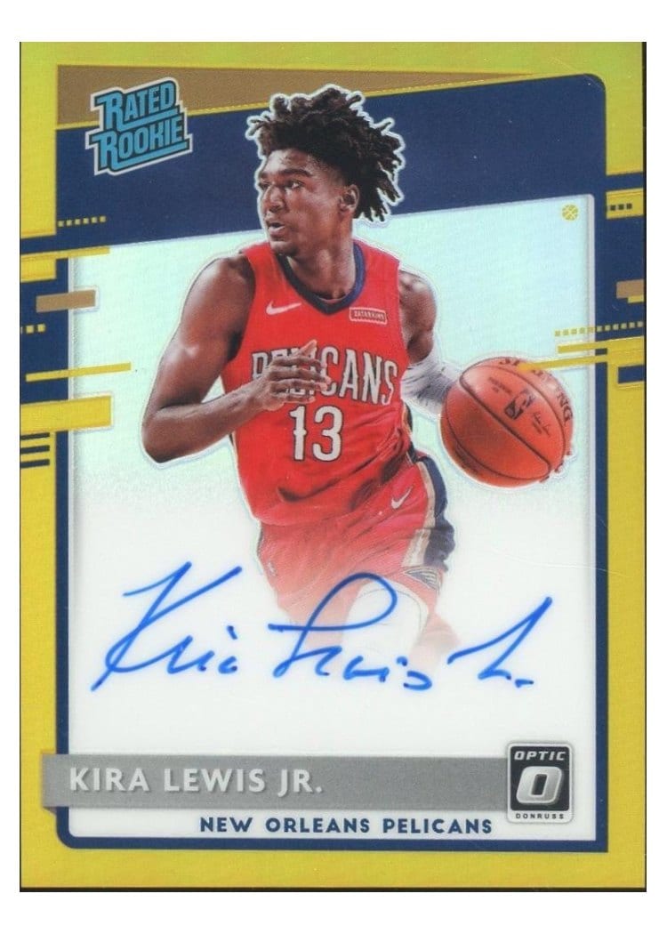 2020-21 Donruss Optic Base Set Kira Lewis Jr. #163 card