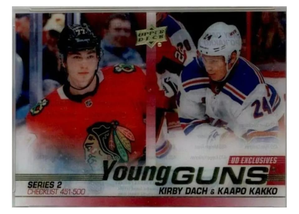 2019 Upper Deck Kirby Dach, Kaapo Kakko #500 card