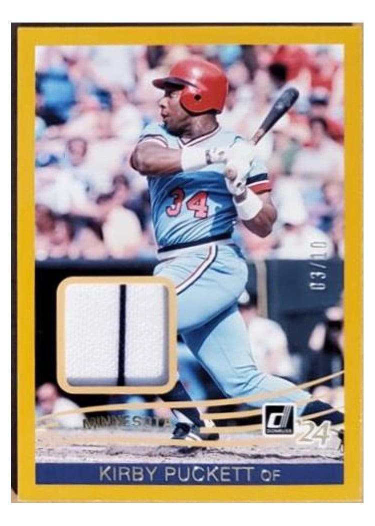 2024 Donruss Retro 1984 Materials Kirby Puckett #3 card