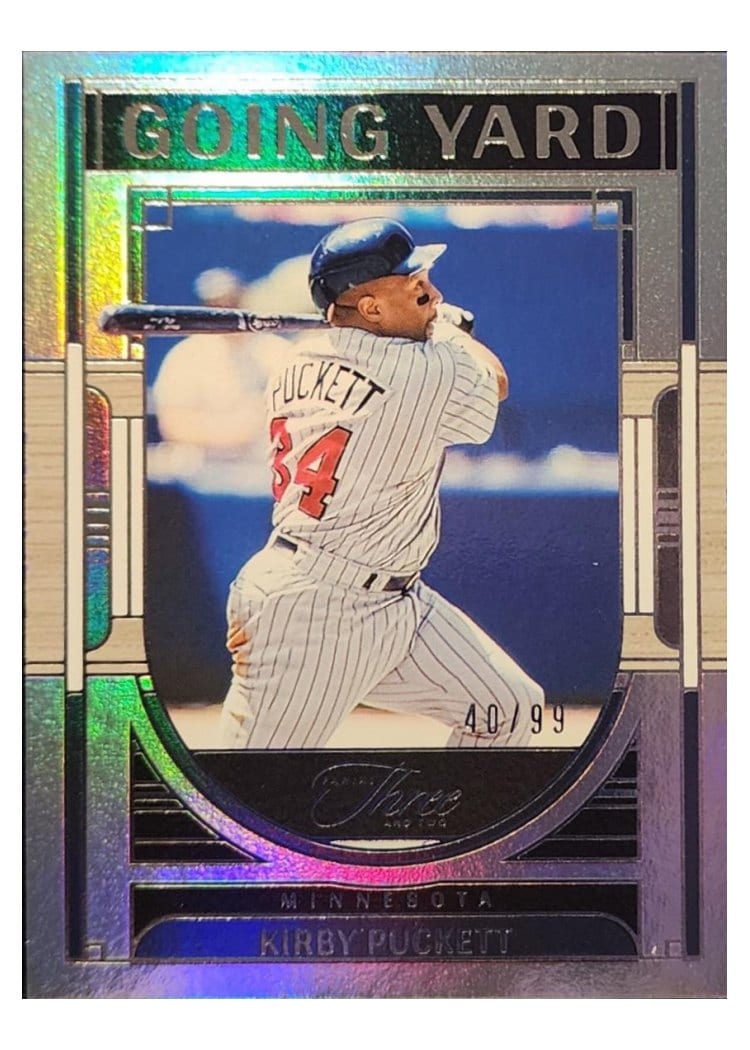 2024 Panini Three and Two Going Yard Kirby Puckett #10 card