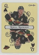 2025-26 O-Pee-Chee Playing Cards Kirill Kaprizov #Q-CLUBS card