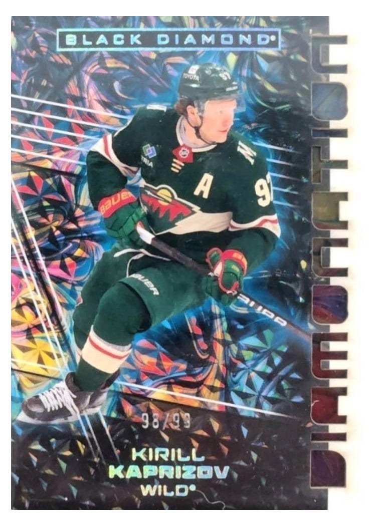 2025-26 Upper Deck Black Diamond Diamonation Kirill Kaprizov #DN-KK card