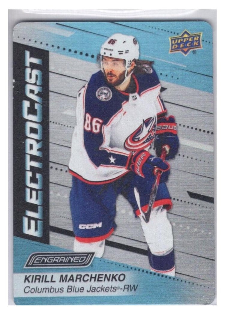 2023-24 Upper Deck Engrained ElectroCast Metal Kirill Marchenko #EC-22 card