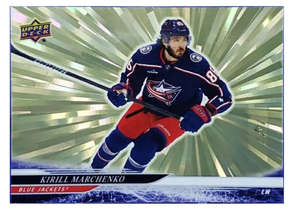 2024-25 Upper Deck Base Set Kirill Marchenko #295 card