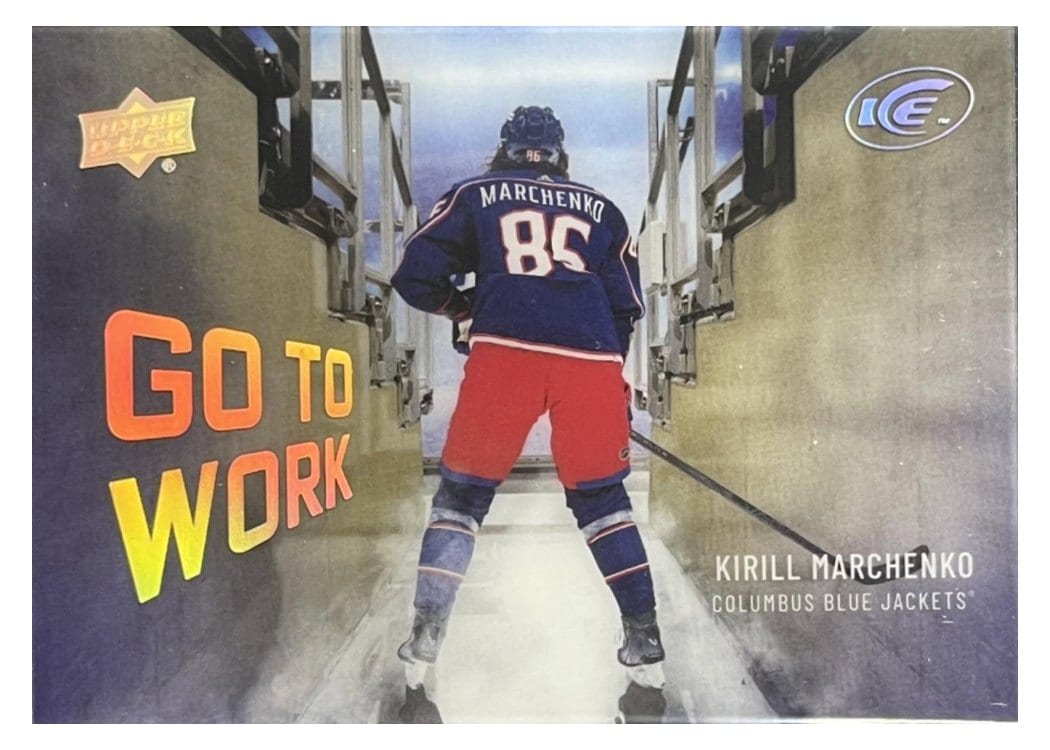 2024-25 Upper Deck Ice Go to Work Kirill Marchenko #GTW-6 card