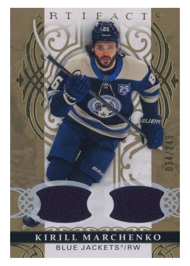 2026 Upper Deck Artifacts Kirill Marchenko #5 card