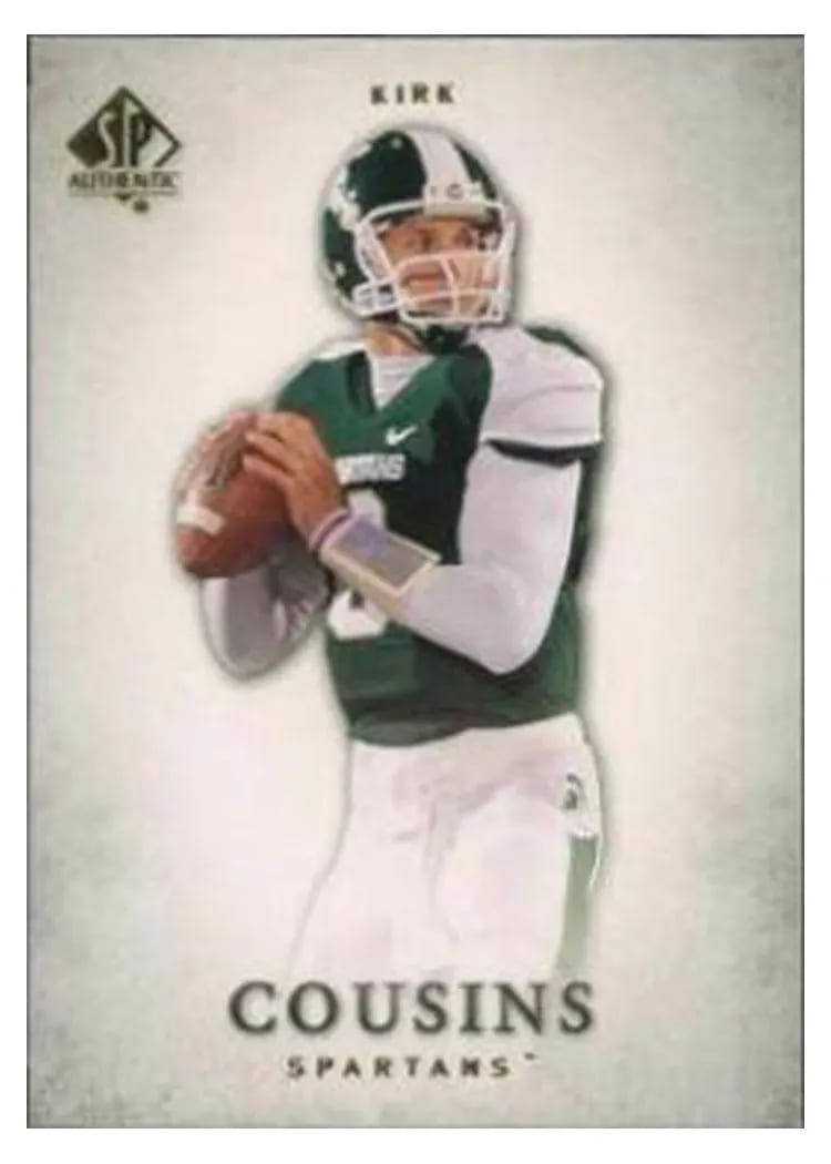 2012 SP Authentic Kirk Cousins #58 card