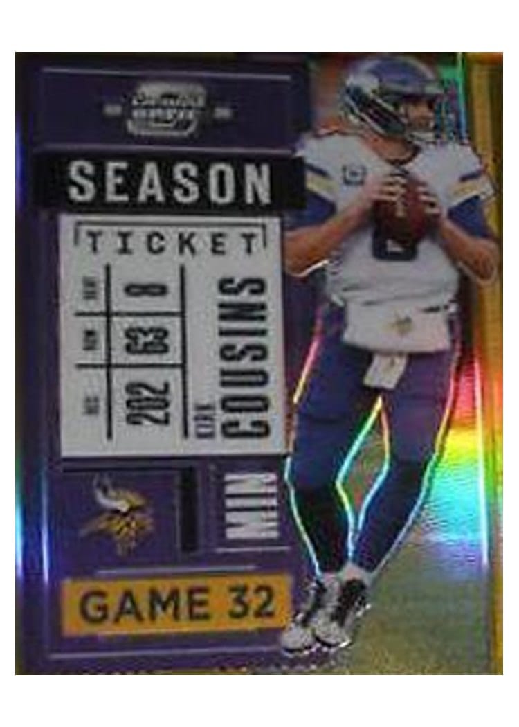 2020 Panini Contenders Optic Base Set Kirk Cousins #37 card