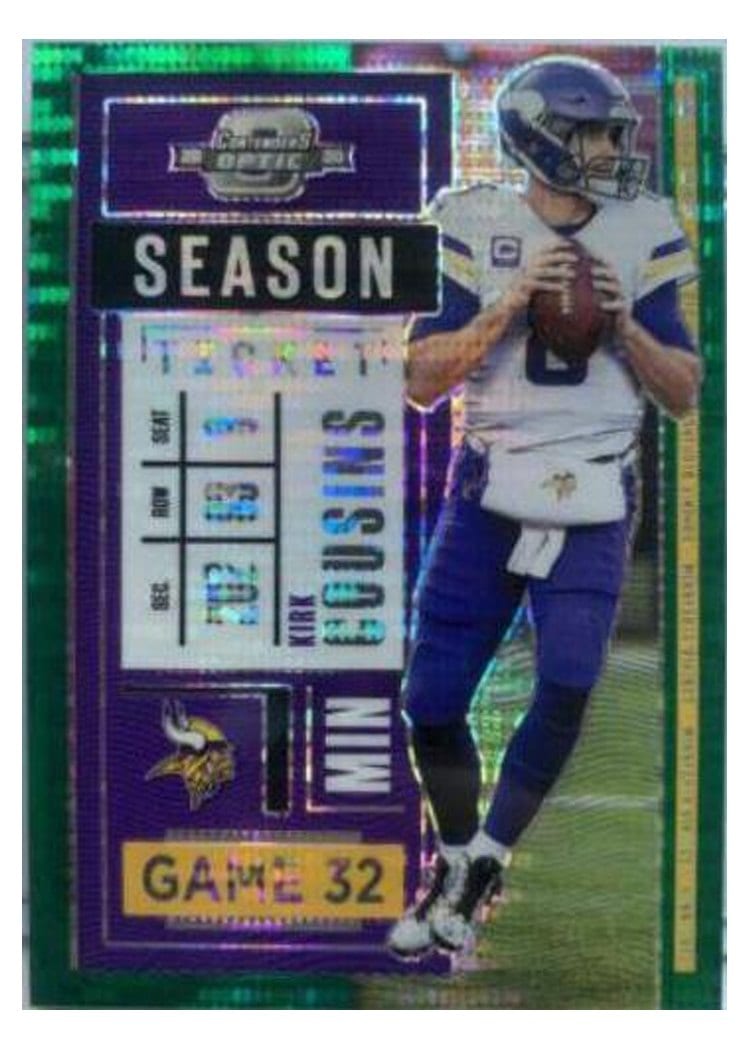 2020 Panini Contenders Optic Base Set Kirk Cousins #37 card
