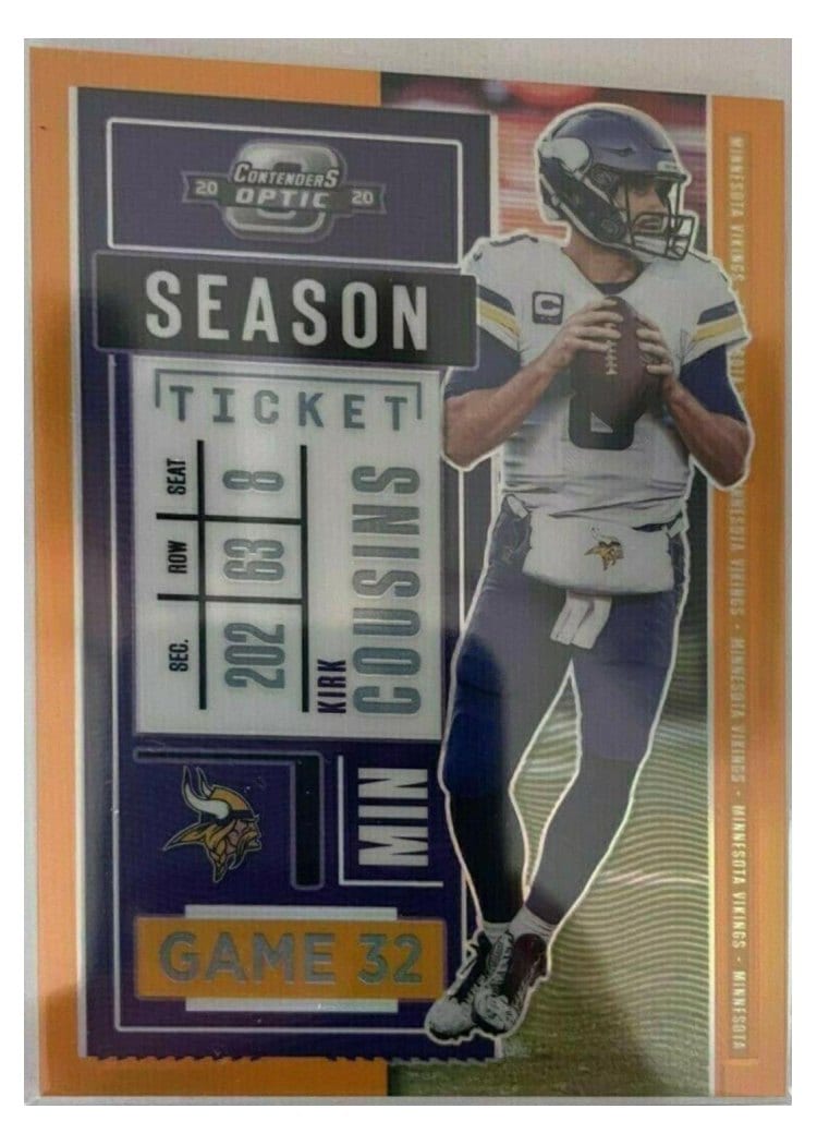 2020 Panini Contenders Optic Base Set Kirk Cousins #37 card