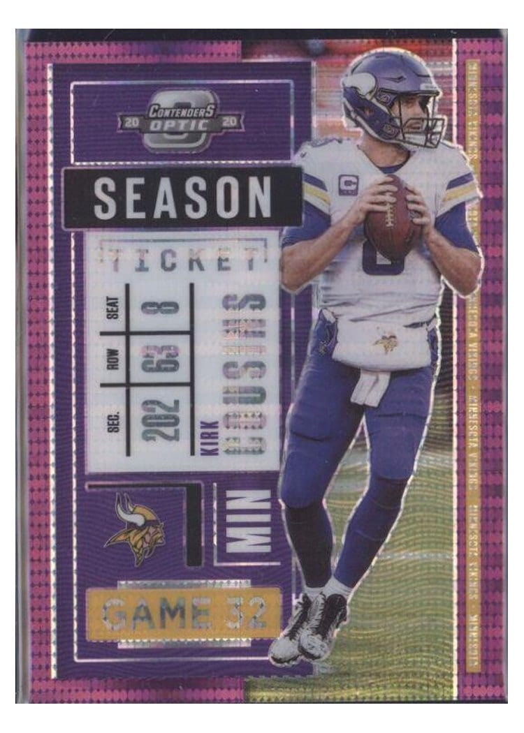 2020 Panini Contenders Optic Base Set Kirk Cousins #37 card