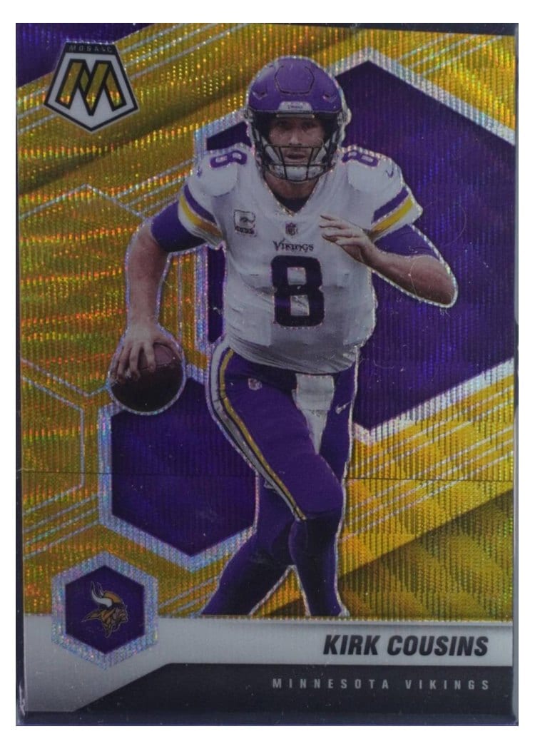 2021 Panini Mosaic Base Set Kirk Cousins #128 card