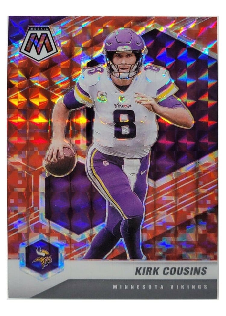 2021 Panini Mosaic Base Set Kirk Cousins #128 card