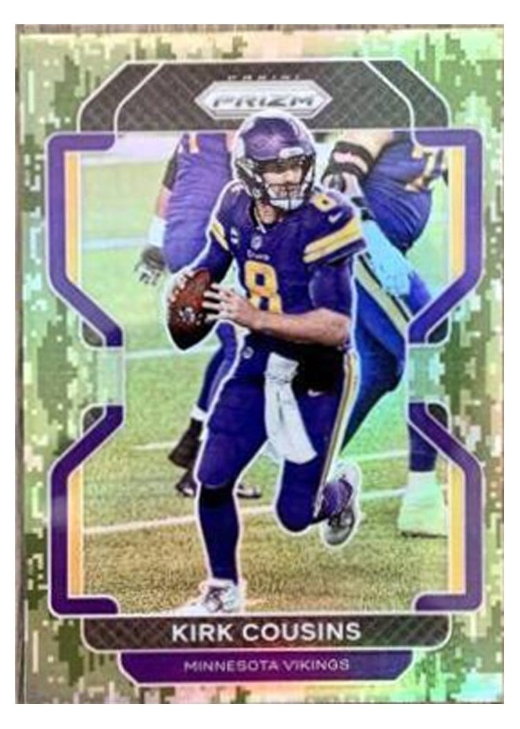2021 Panini Prizm Base Set Kirk Cousins #128 card