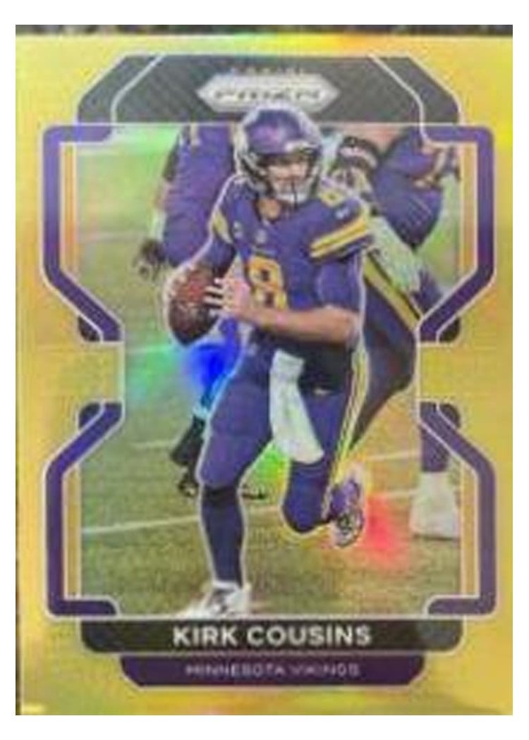 2021 Panini Prizm Base Set Kirk Cousins #128 card