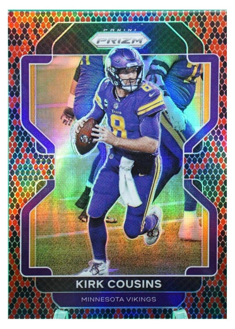 2021 Panini Prizm Base Set Kirk Cousins #128 card