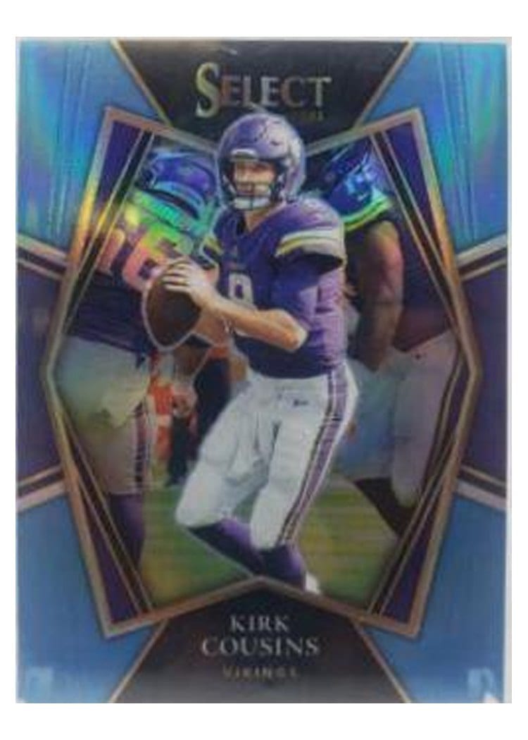 2021 Panini Select Base Set Kirk Cousins Blue #123 card