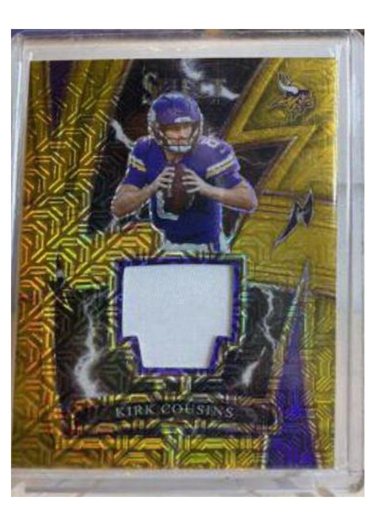 2021 Panini Select Base Set Kirk Cousins Gold #123 card
