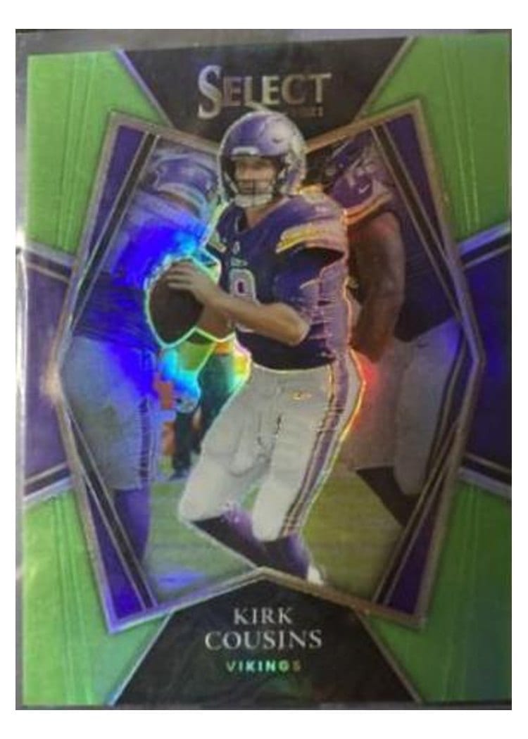 2021 Panini Select Base Set Kirk Cousins #123 card