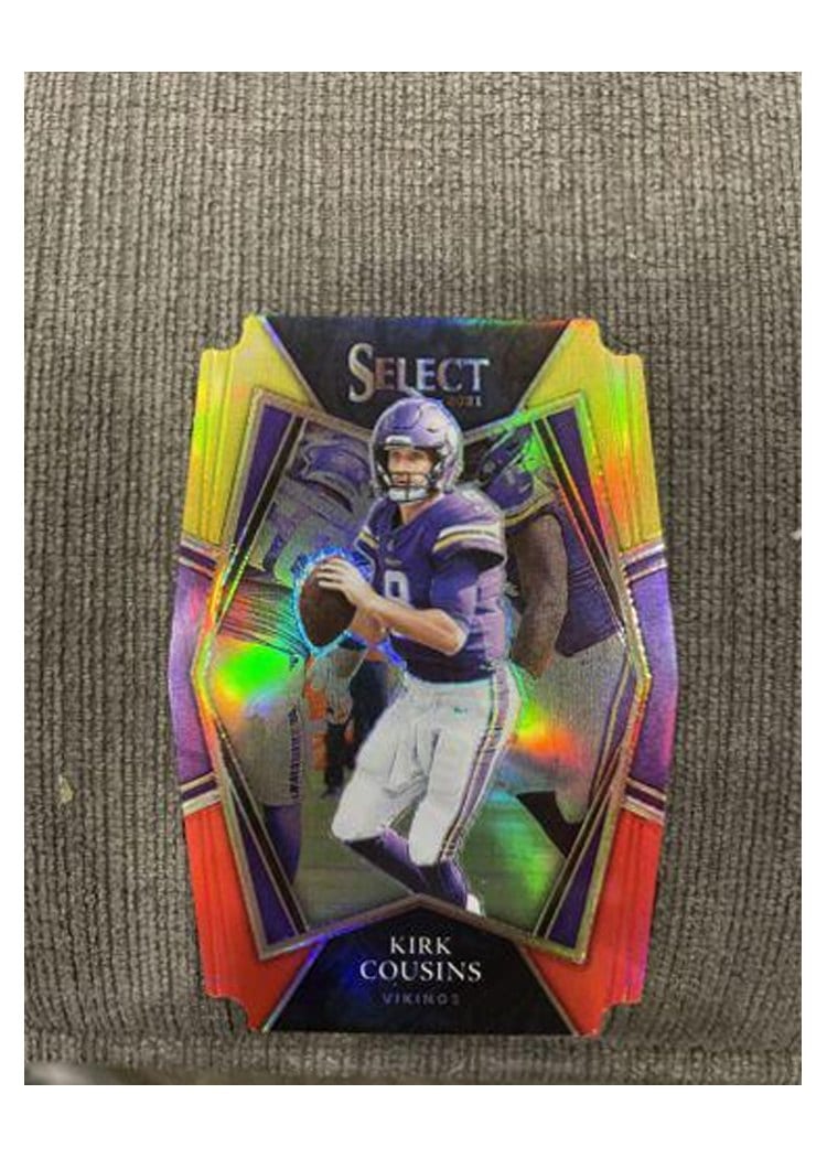 2021 Panini Select Base Set Kirk Cousins #123 card