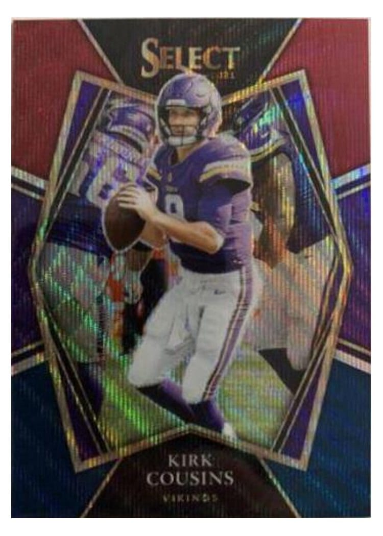 2021 Panini Select Base Set Kirk Cousins #123 card
