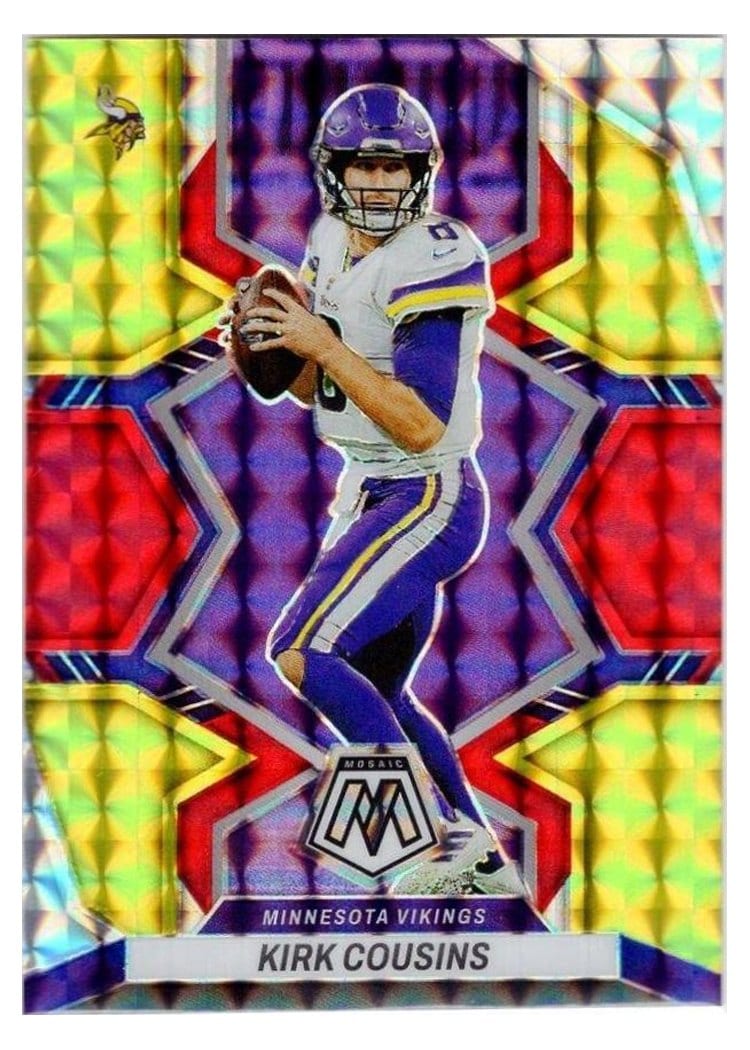 2022 Panini Mosaic Base Set Kirk Cousins #127 card