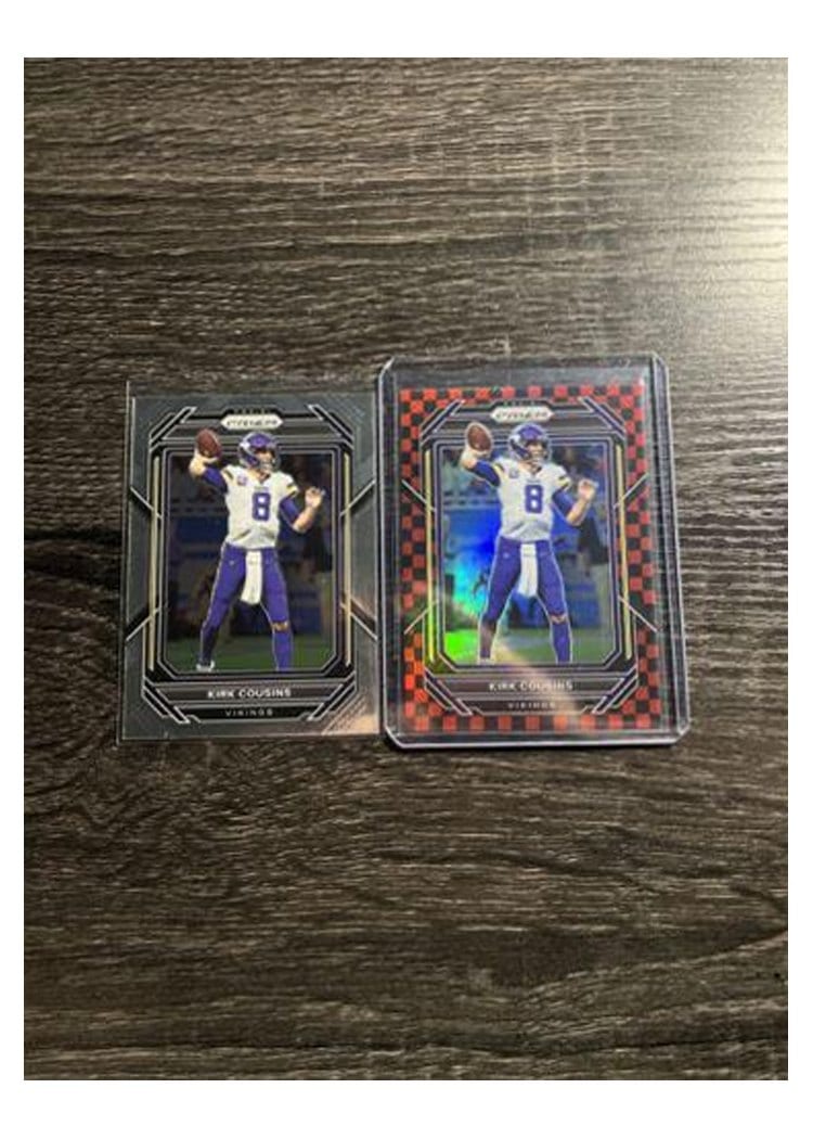 2022 Panini Prizm Base Set Kirk Cousins #187 card