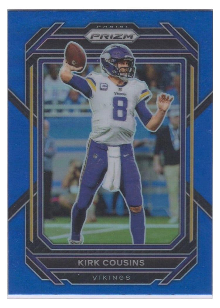 2022 Panini Prizm Base Set Kirk Cousins #187 card