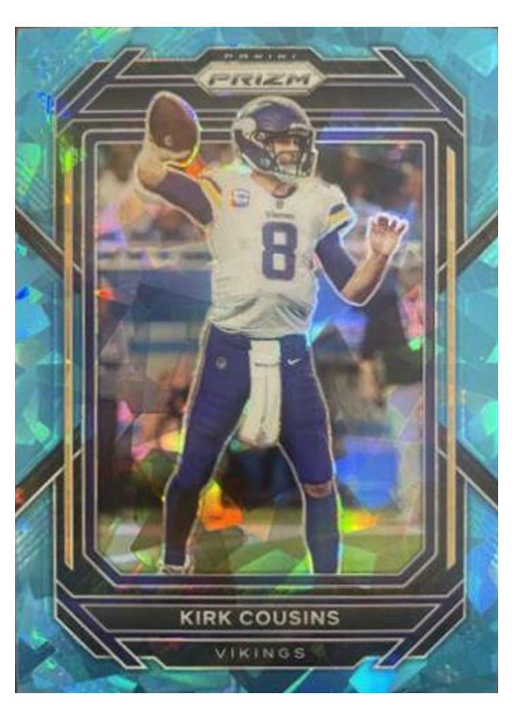 2022 Panini Prizm Base Set Kirk Cousins #187 card